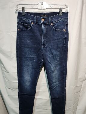 Express Dark Indigo Skinny Jeans